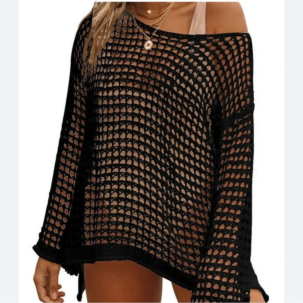 Vici Black Off-the-Shoulder Sweater